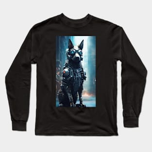 The Cyborg Dog Long Sleeve T-Shirt